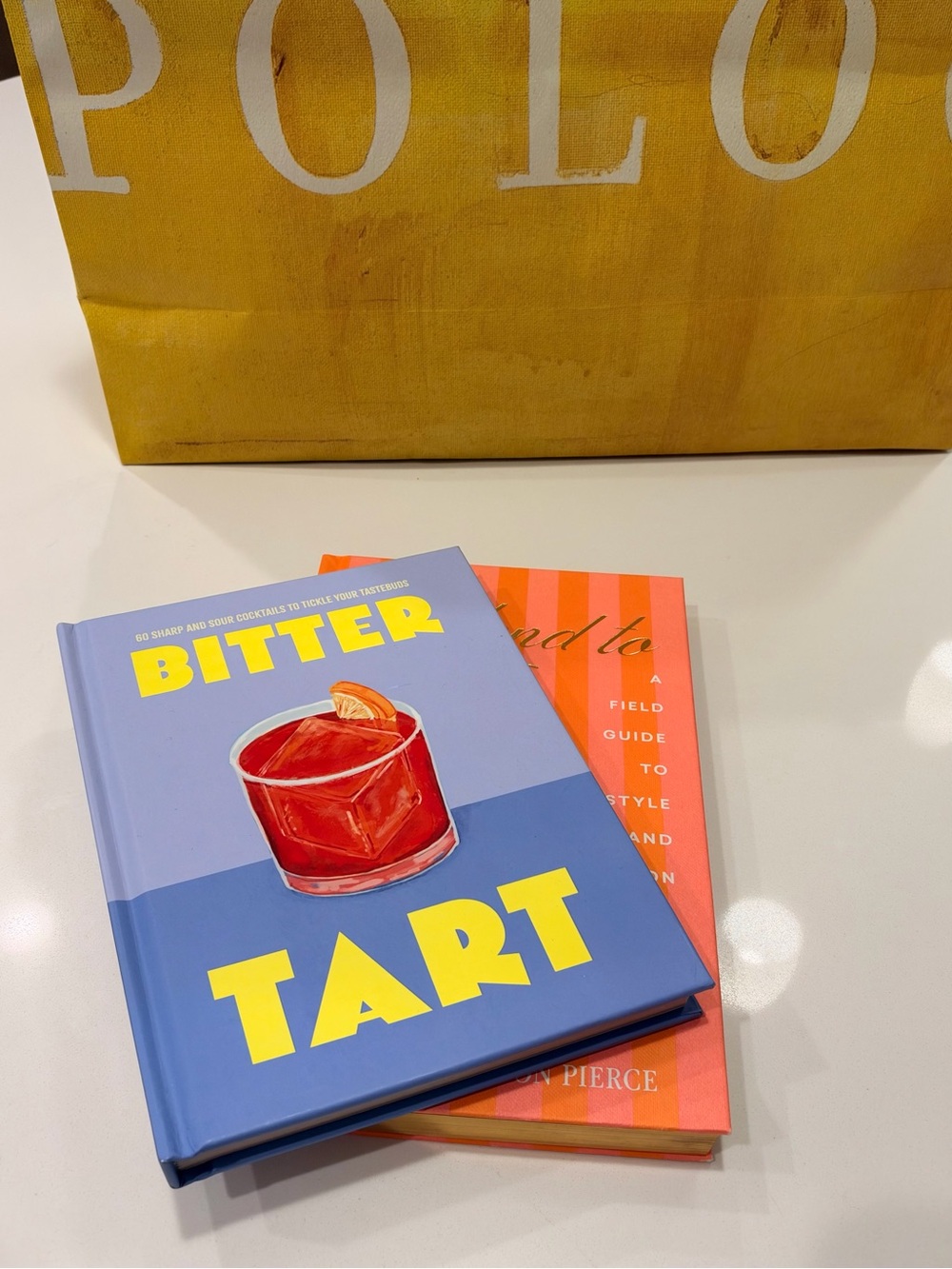 Two Anthropologie Coffee Table Decoration Books